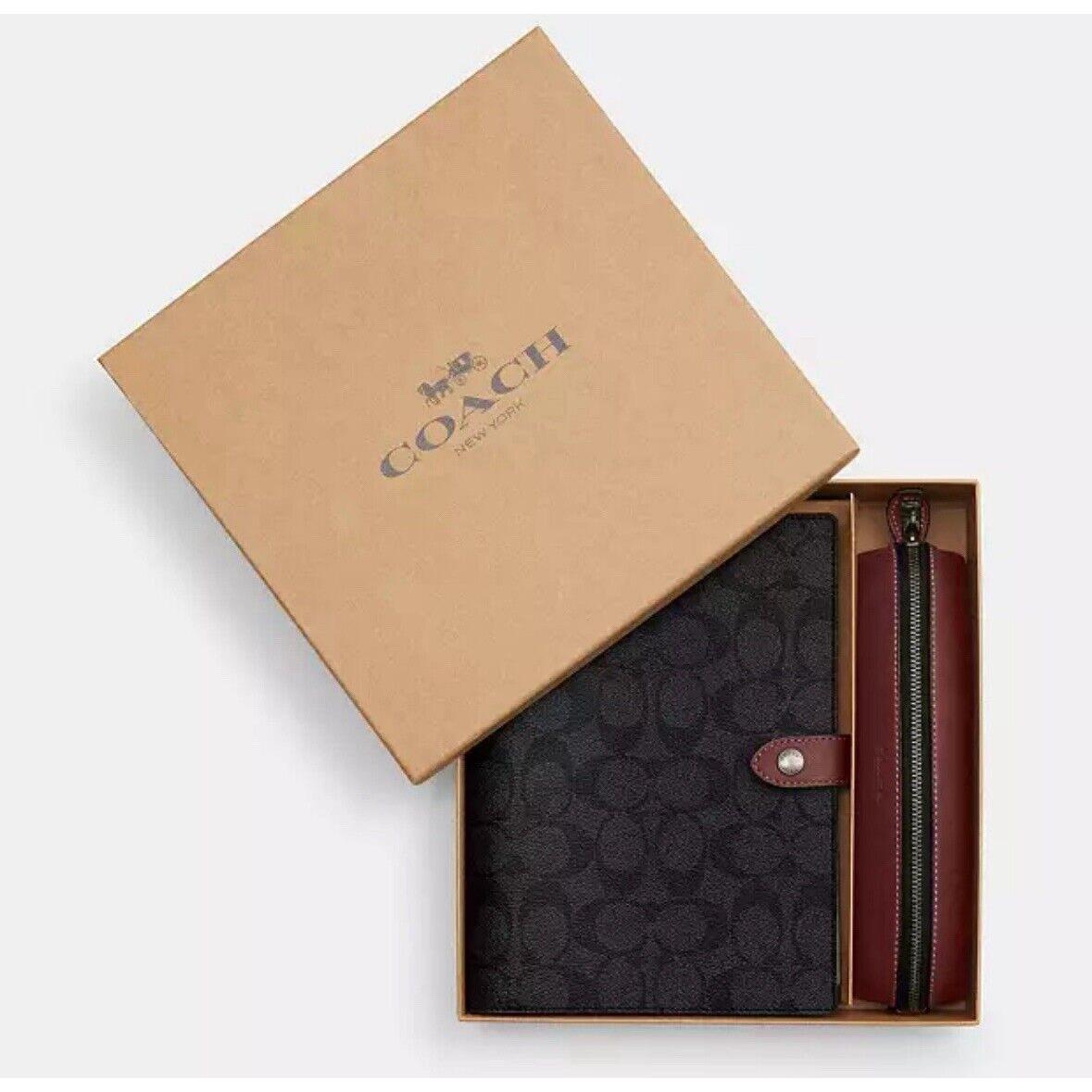 Brand Coach Boxed Notebook Pencil Case Gift Set Below Retail