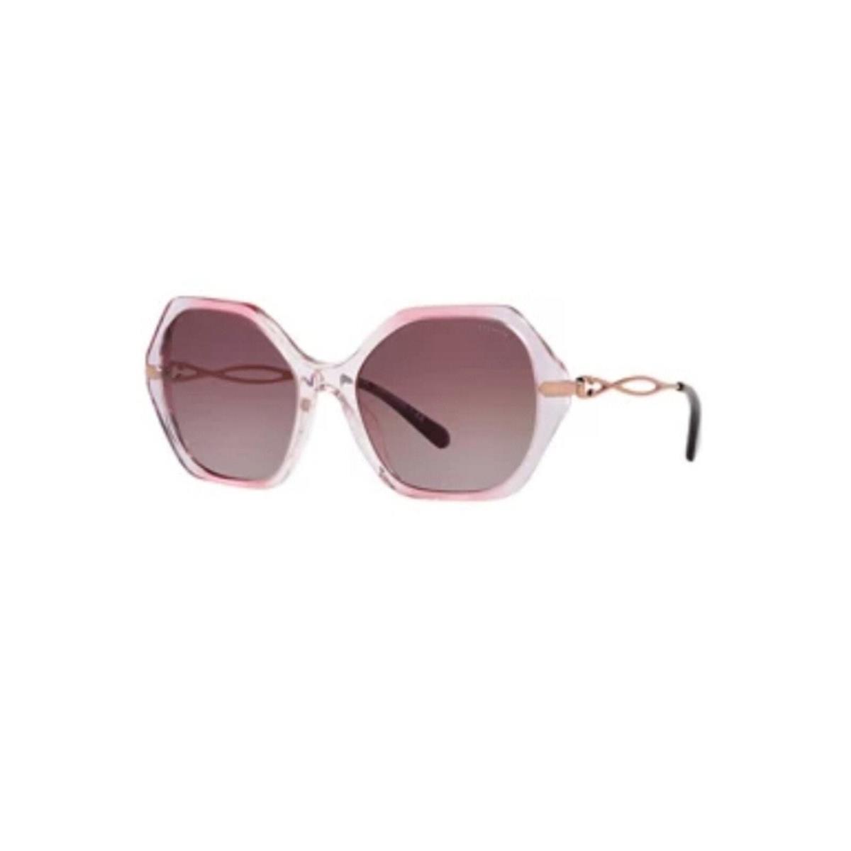 Coach Oversized Transparent Violet Designer Sunglasses