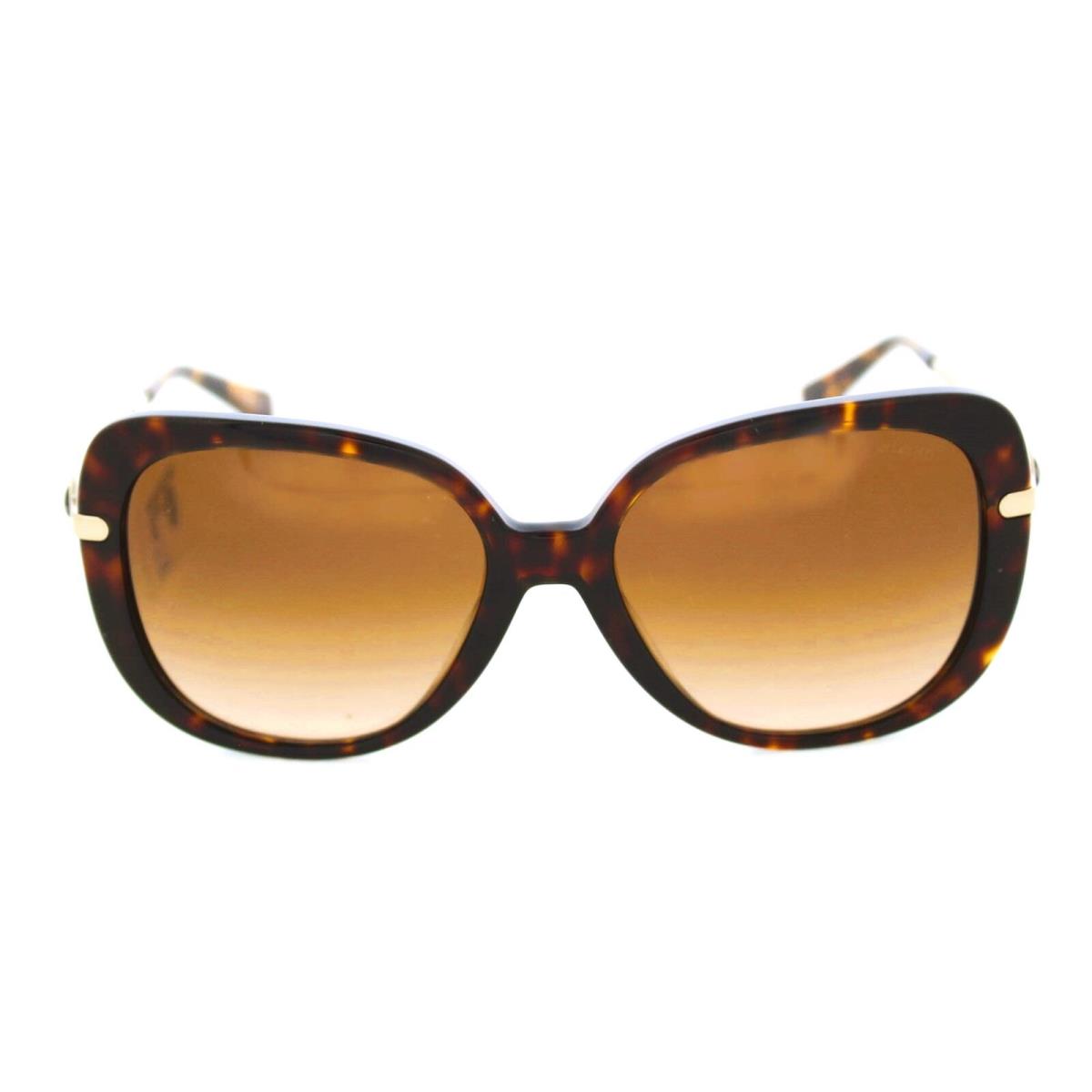 Coach Women`s Square Brown Tortoise Sunglasses