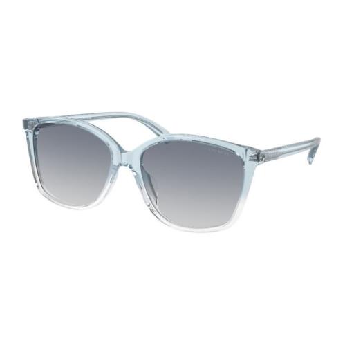 Coach HC8361U Transparent Blue Gradient Sunglasses