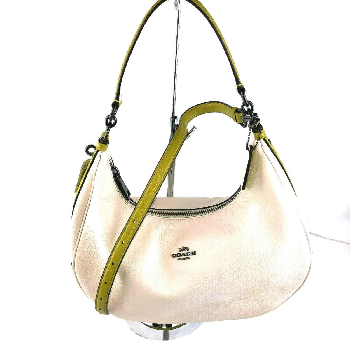 Coach Colorblock E/w Harley Hobo White/olive Green F25896 Retail