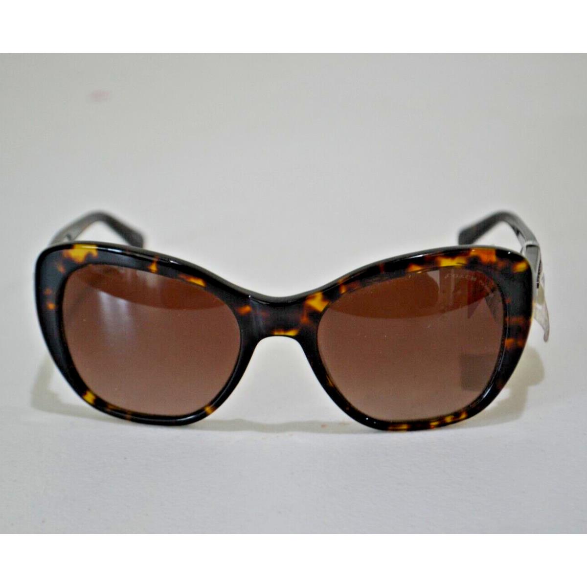 Women`s Coach Semi-cat Eye Sunglasses HC8204 L1631 5120T5 Dark Tortoise