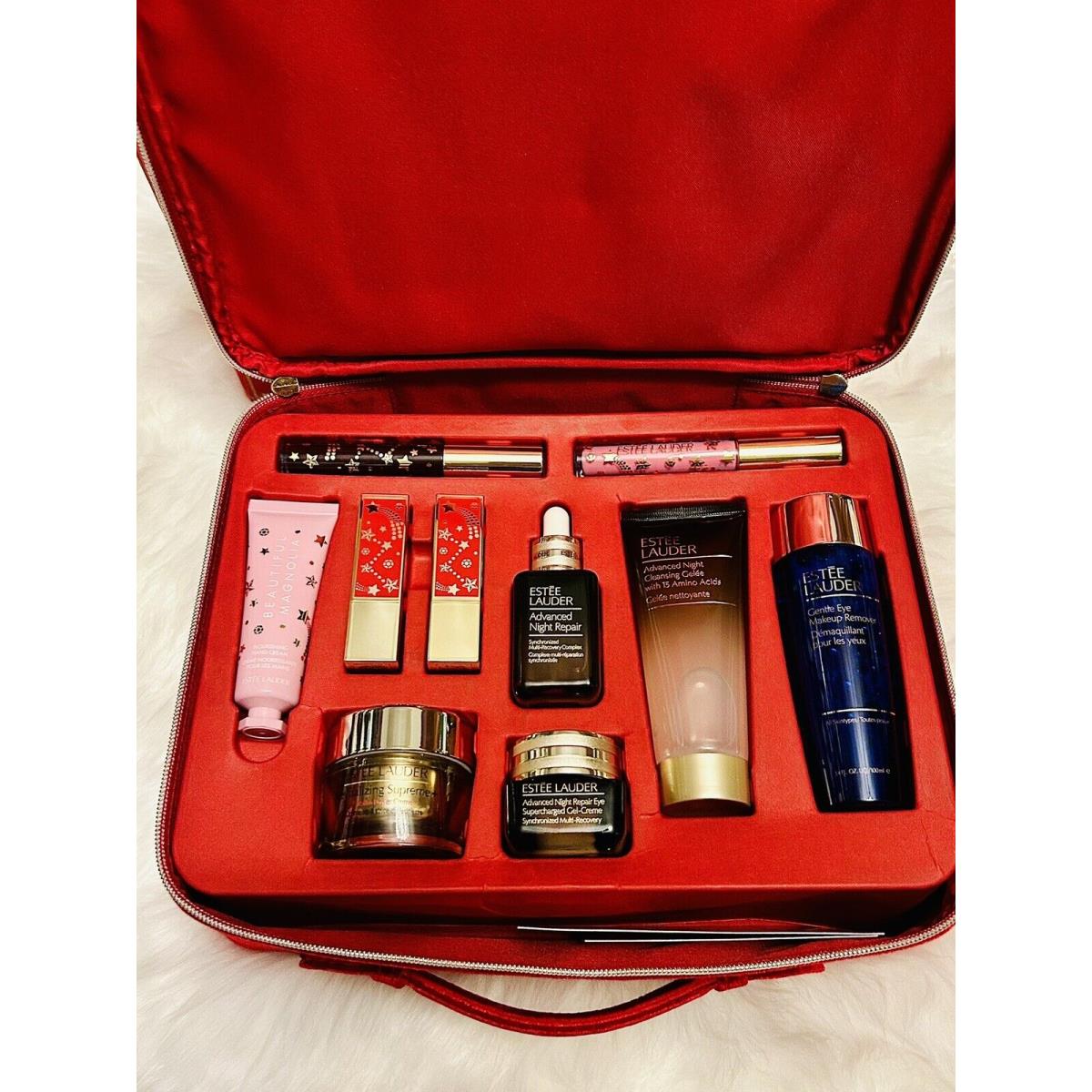 Estee Lauder 2023 Holiday Gift Cool Set 11 Full Size + 1 Travel Case