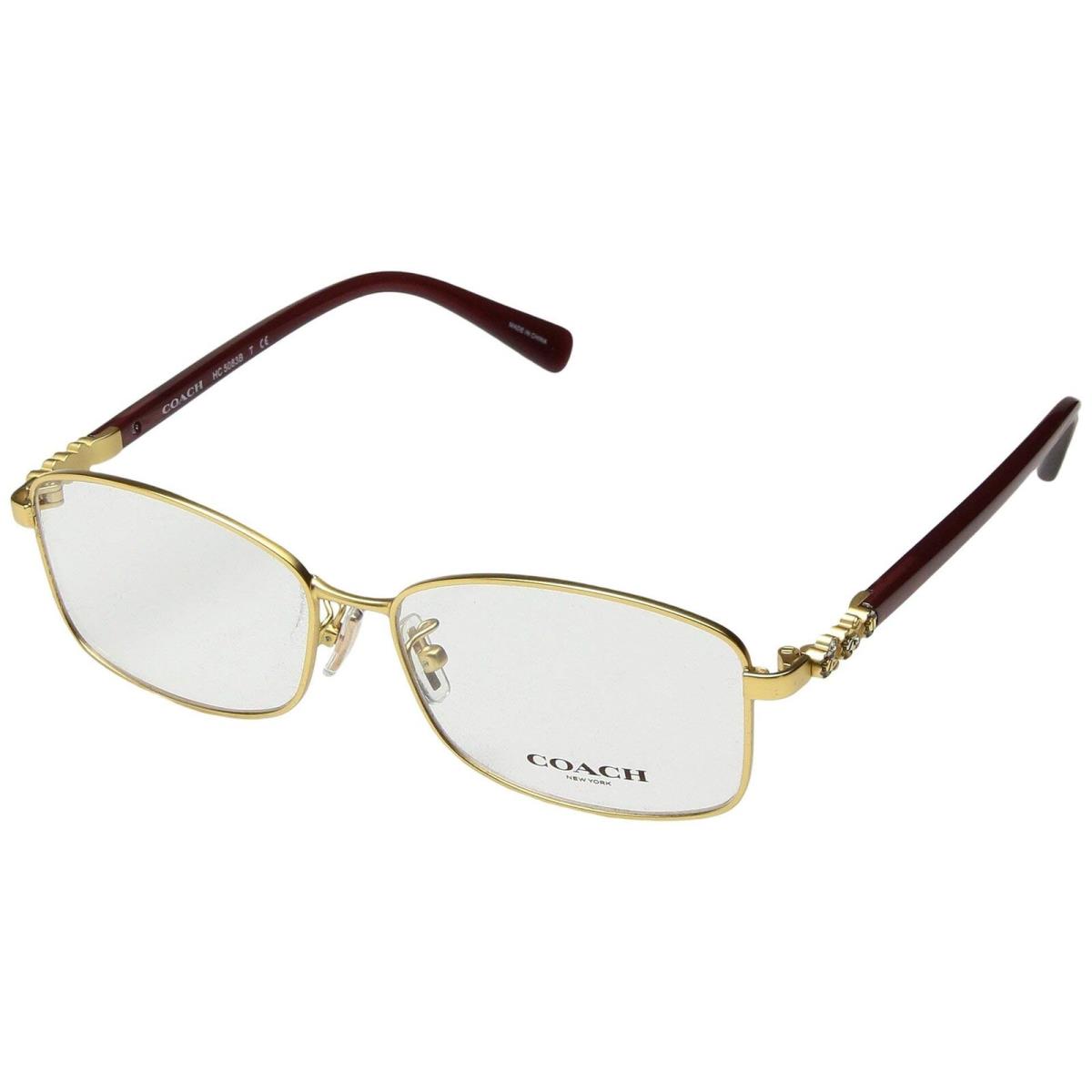 Coach Womens Eyeglass Frames HC5083B 9277 Gold Cherry Size 51-14-145