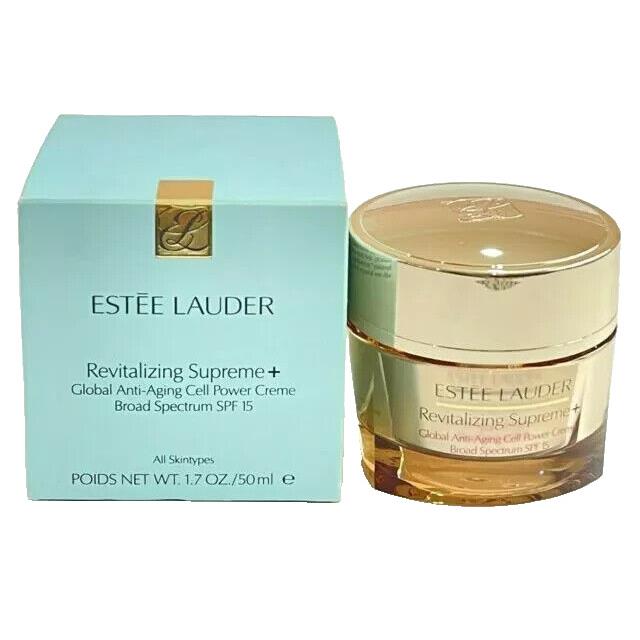 Estee Lauder Revitalizing Supreme+ 1.7oz Global Antiaging Cell Power Creme SPF15