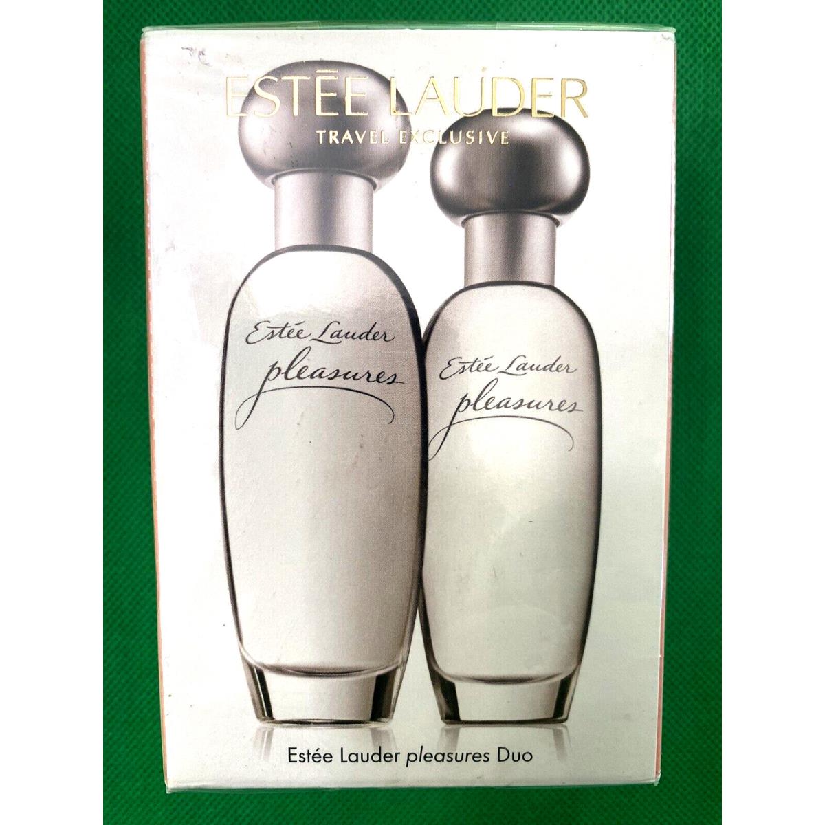 Estee Lauder Pleasures Duo Eau de Parfum Spray 1 fl oz Each- /