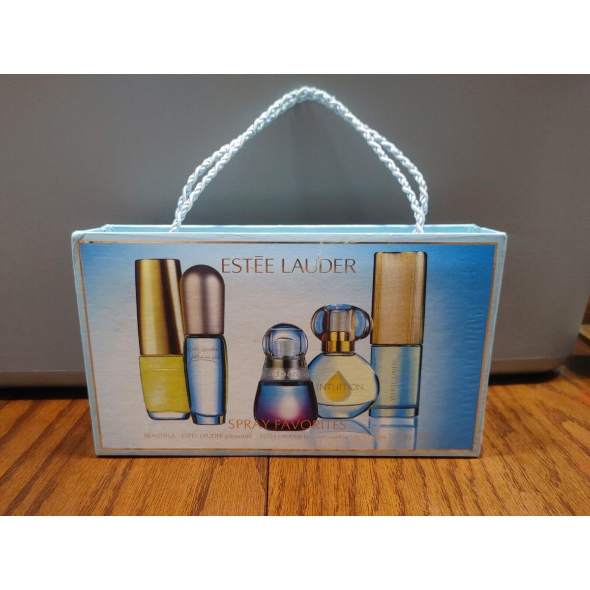 Vintage Estee Lauder Spray Favorites Perfume Box Set Missing 2 A9