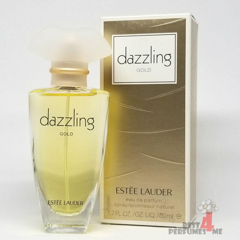 Dazzling Gold by Estee Lauder Women Eau de Parfum 1.7 oz 50ml Rare Damagebox