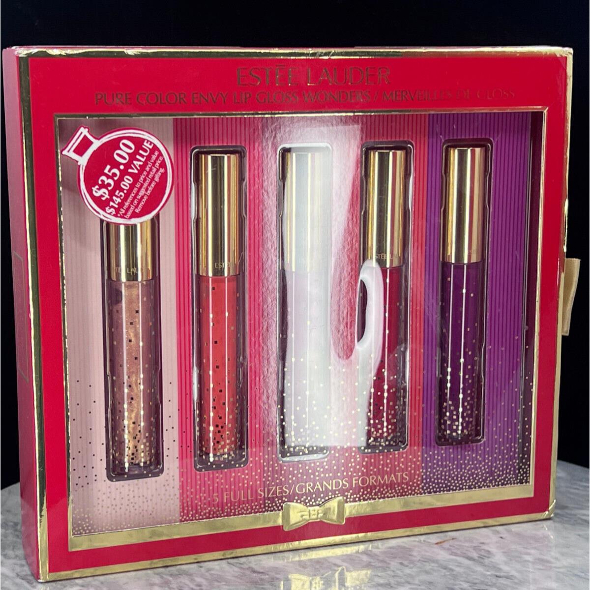 Estee Lauder Pure Color Envy Kissable Lip Shine 5 Piece Set