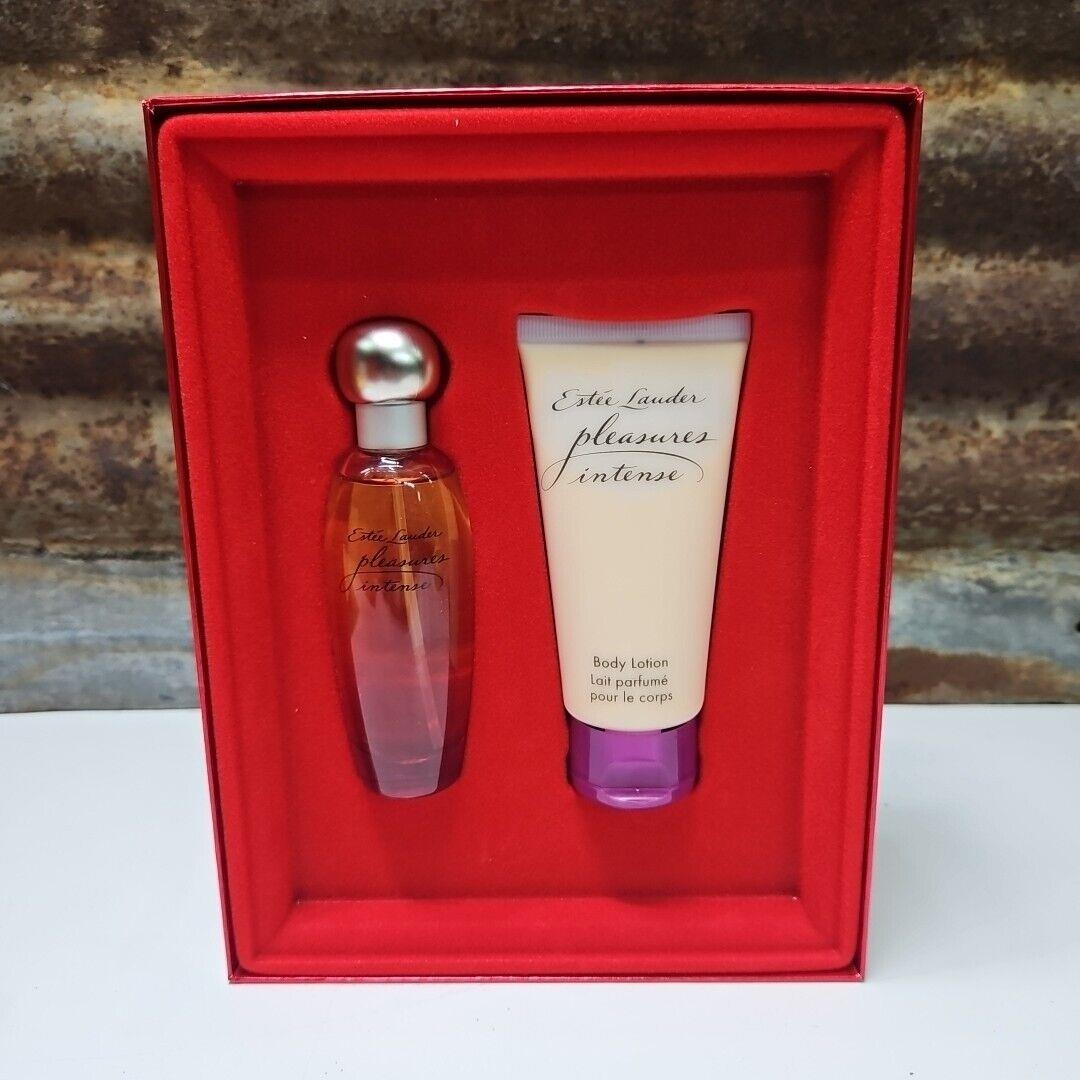 Estee Lauder Pleasures Intense 1.7 fl oz Box Set Luxurious Duo with Lotion