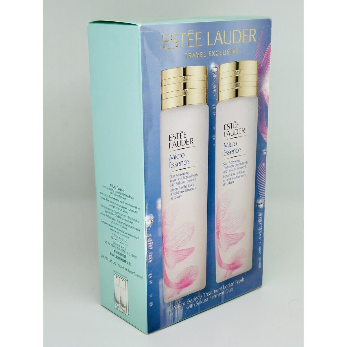 Est e Lauder Micro Essence Treatment Lotion Duo Sakura Ferment 200 ml 6.7oz