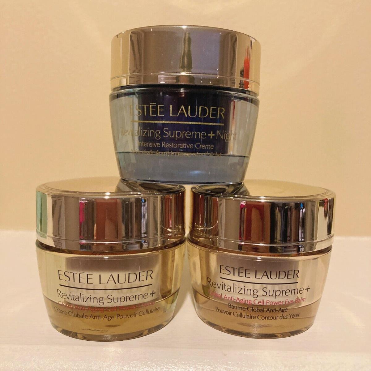 Estee Lauder Revitalizing Supreme+ Trio: Eye Balm + Day Creme + Night Cream