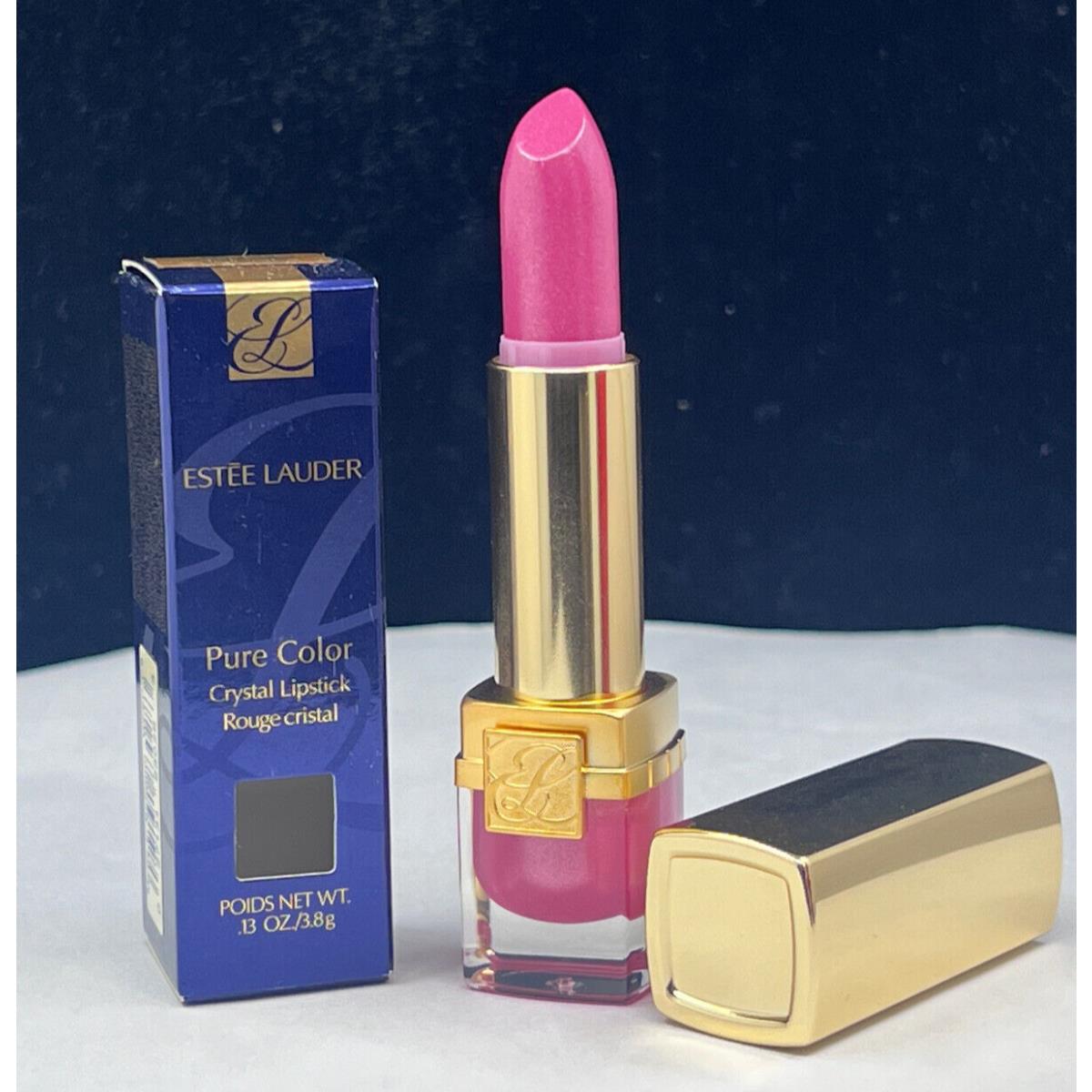 Estee Lauder Pure Color Crystal Lipstick Wild Orchid Shimmer 0.13oz Rare