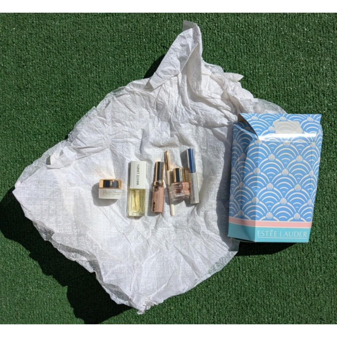 1980s Estee Lauder Innovators Vintage 6pc Dried Out Makeup+parfum Sample Set Nos