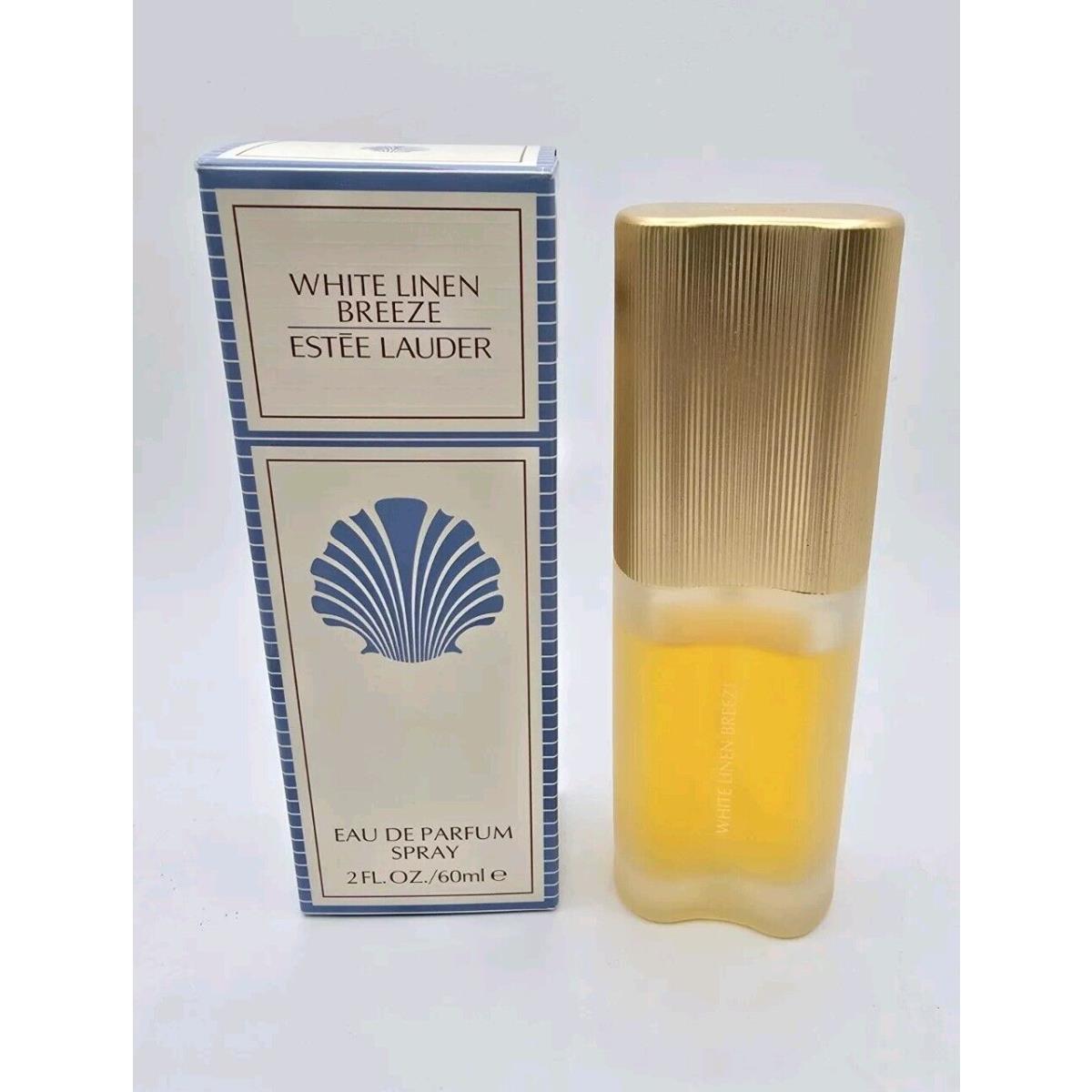 Vtg White Linen Breeze by Estee Lauder Eau de Parfum Women Spray 2 fl oz 80%Full