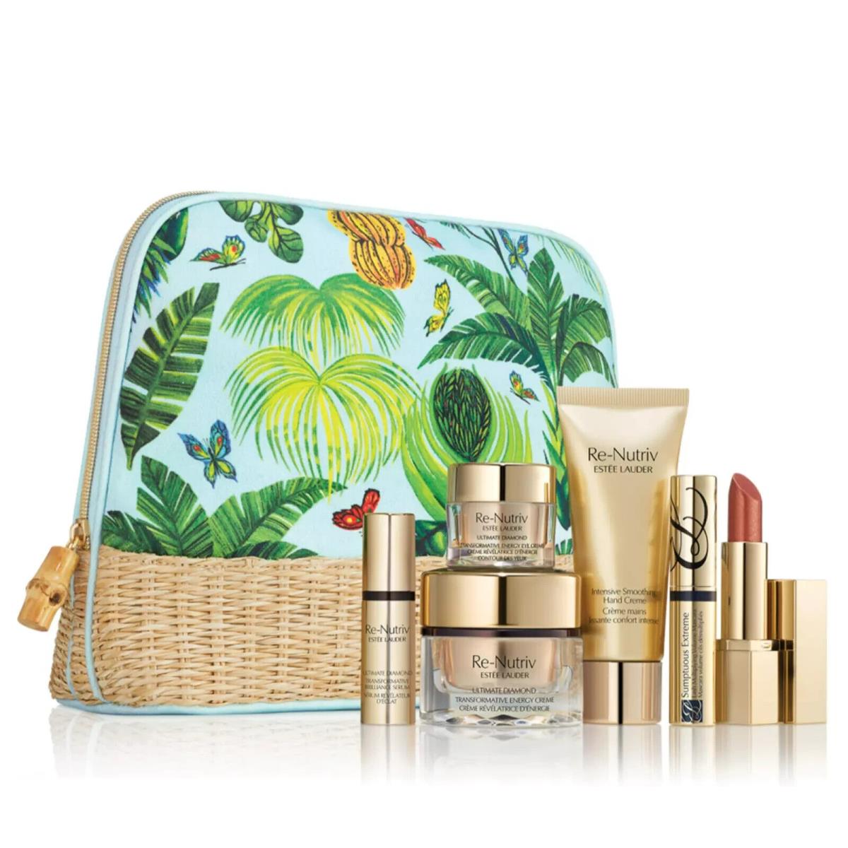 Estee Lauder Re-nutriv Ultimate Diamond Skincare/makeup 7 Pcs Gift Set