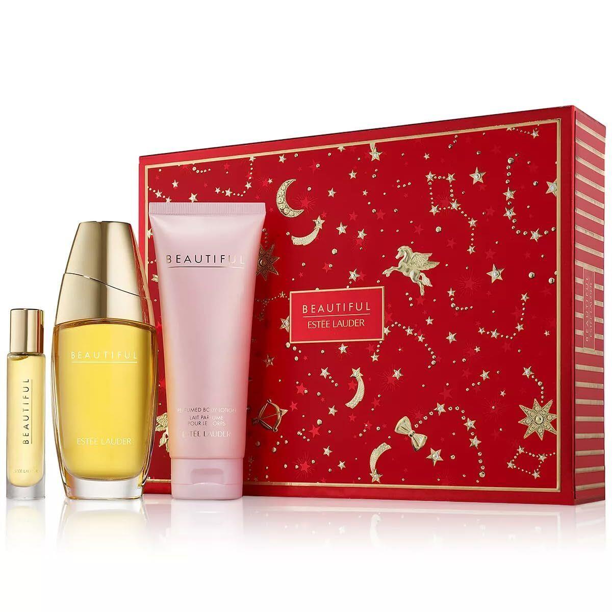 Estee Lauder Beautiful Favorites Trio Fragrance Gift Set 3-Pc Body Lotion Spray