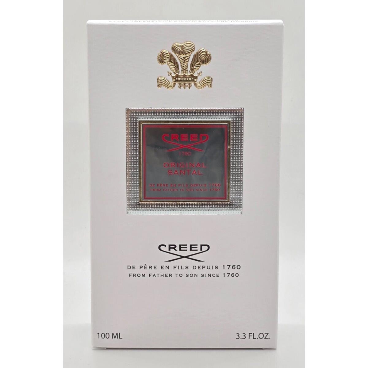 Creed Santal 3.3/3.4 oz Eau De Parfum 100 ml Spray For Unisex