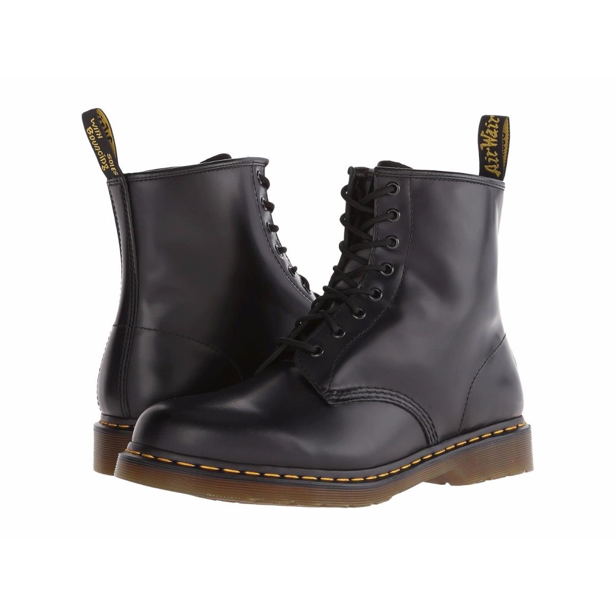 Unisex Shoes Dr. Martens 1460 8 Eye Leather Boots 11822006 Black Smooth