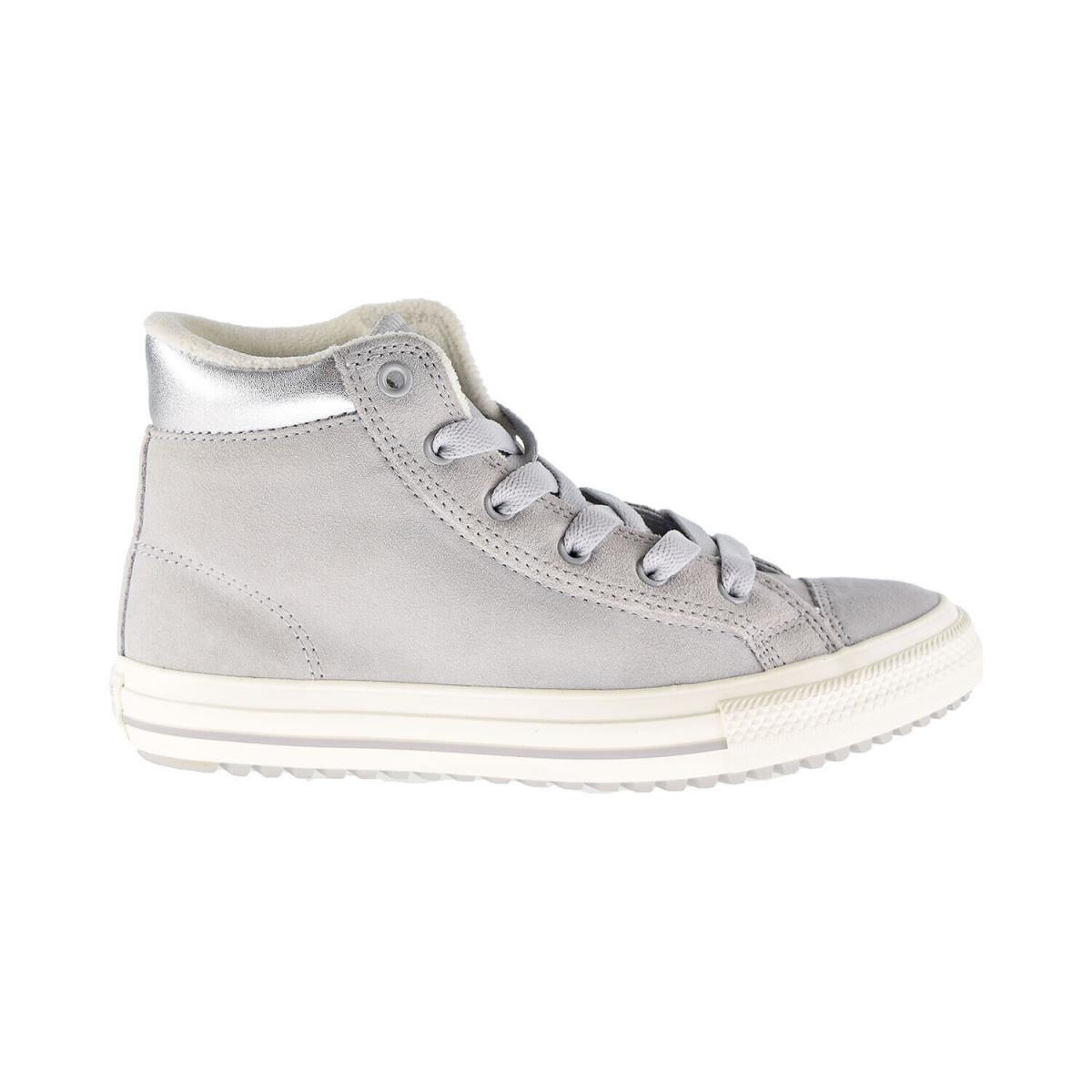 Converse Chuck Taylor All Star PC Hi Boot Kids` Shoes Ash Grey-silver 666578C