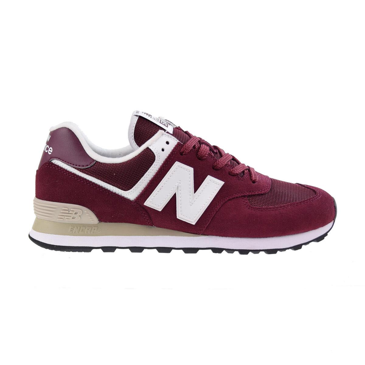 New Balance 574 Men`s Shoes Garnet-white ML574-RS2