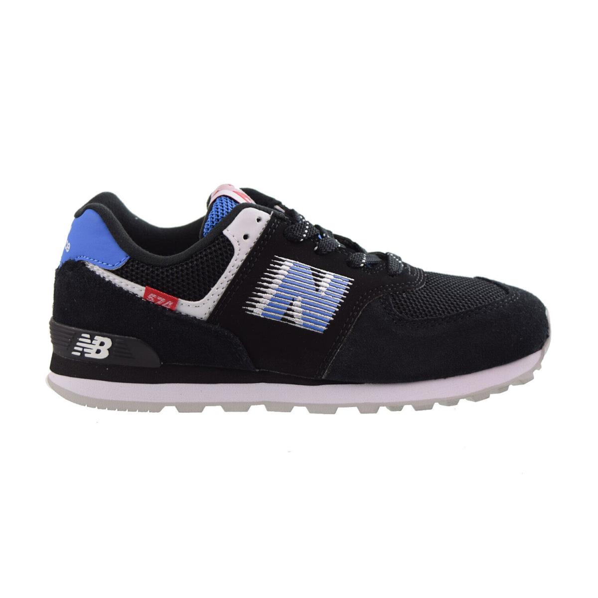 New Balance 574 PS Little Kids` Shoes Black-white PC574-PDA