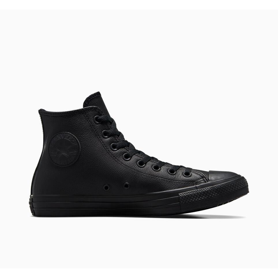 Converse - Women`s Chuck Taylor All Star Leather High Top Black Mono 135251C