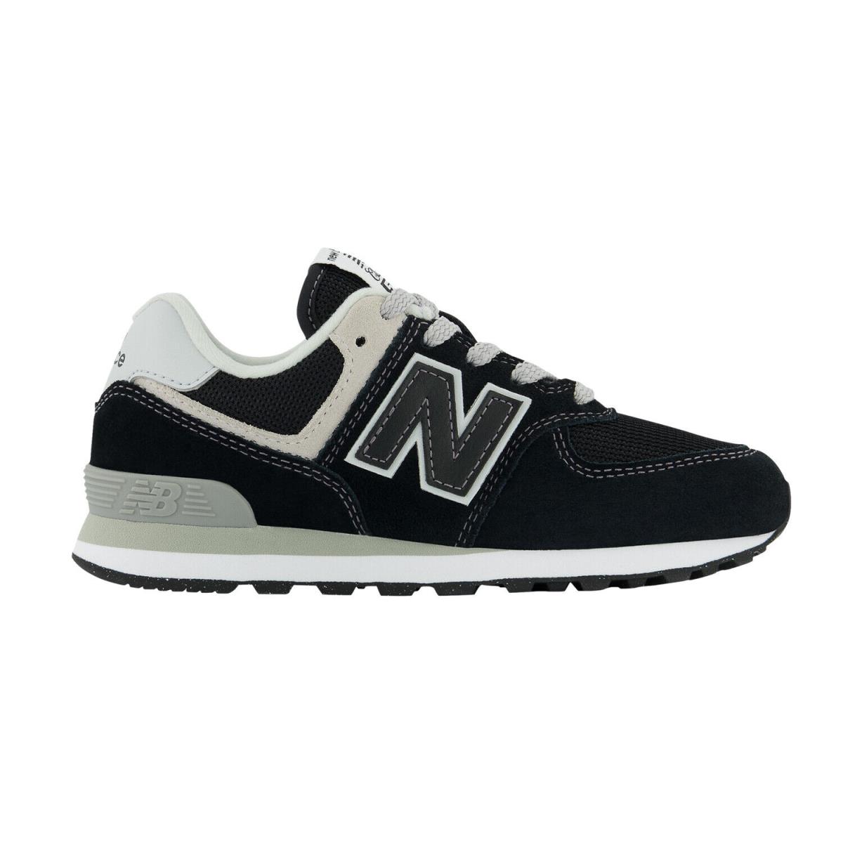 New Balance 574 Core Pack Little Kids` Shoes Black-white PC574-EVB