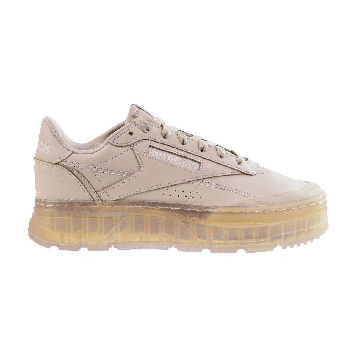 Reebok Club C Double Geo Women`s Shoes Modern Beige GZ6418 - Modern Beige