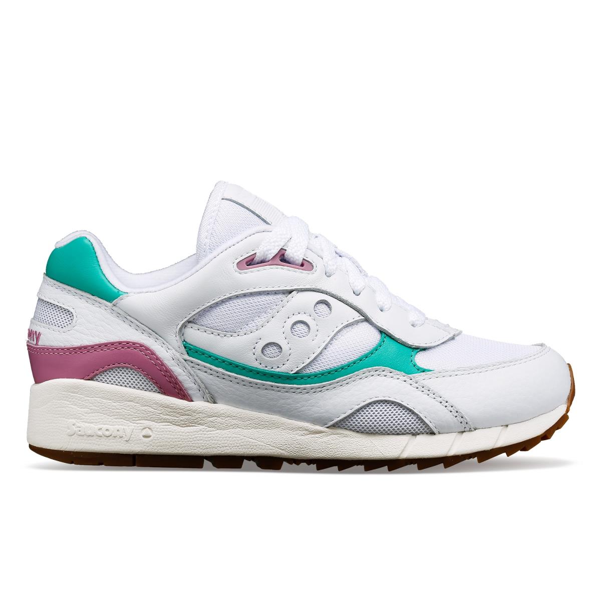 Saucony Women Shadow 6000 Premium Shoes - White | Aqua