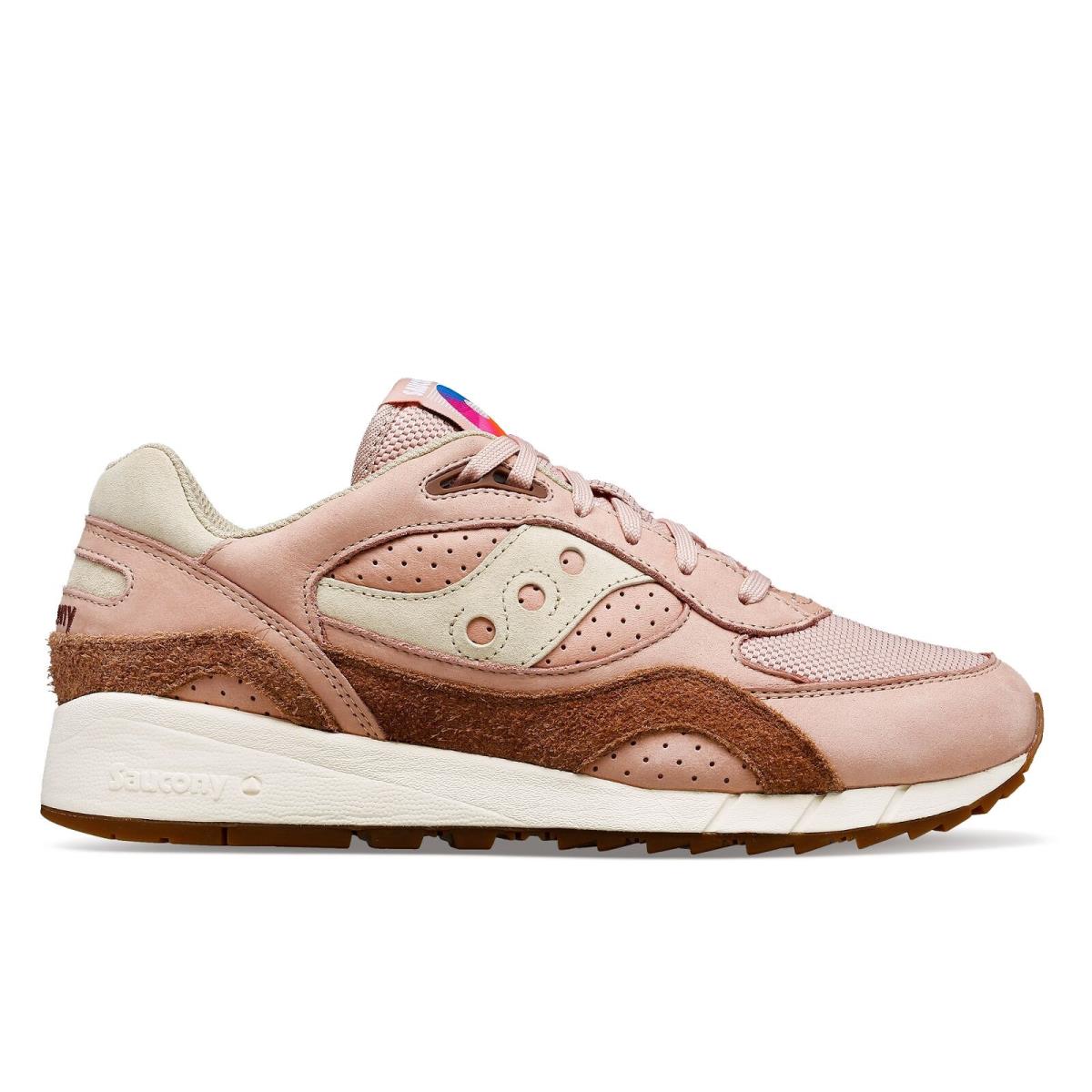 Saucony Unisex Shadow 6000 Chromatic Shoes - Rose | Brown