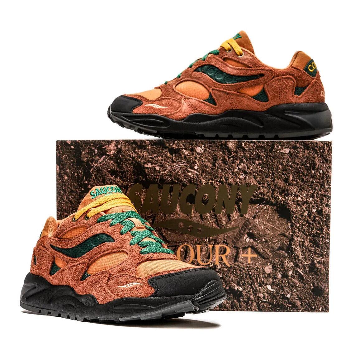 Saucony Originals Colour Plus Companie Grid Shadow 2 Forest Wander Men S70822-2 - Multicolor