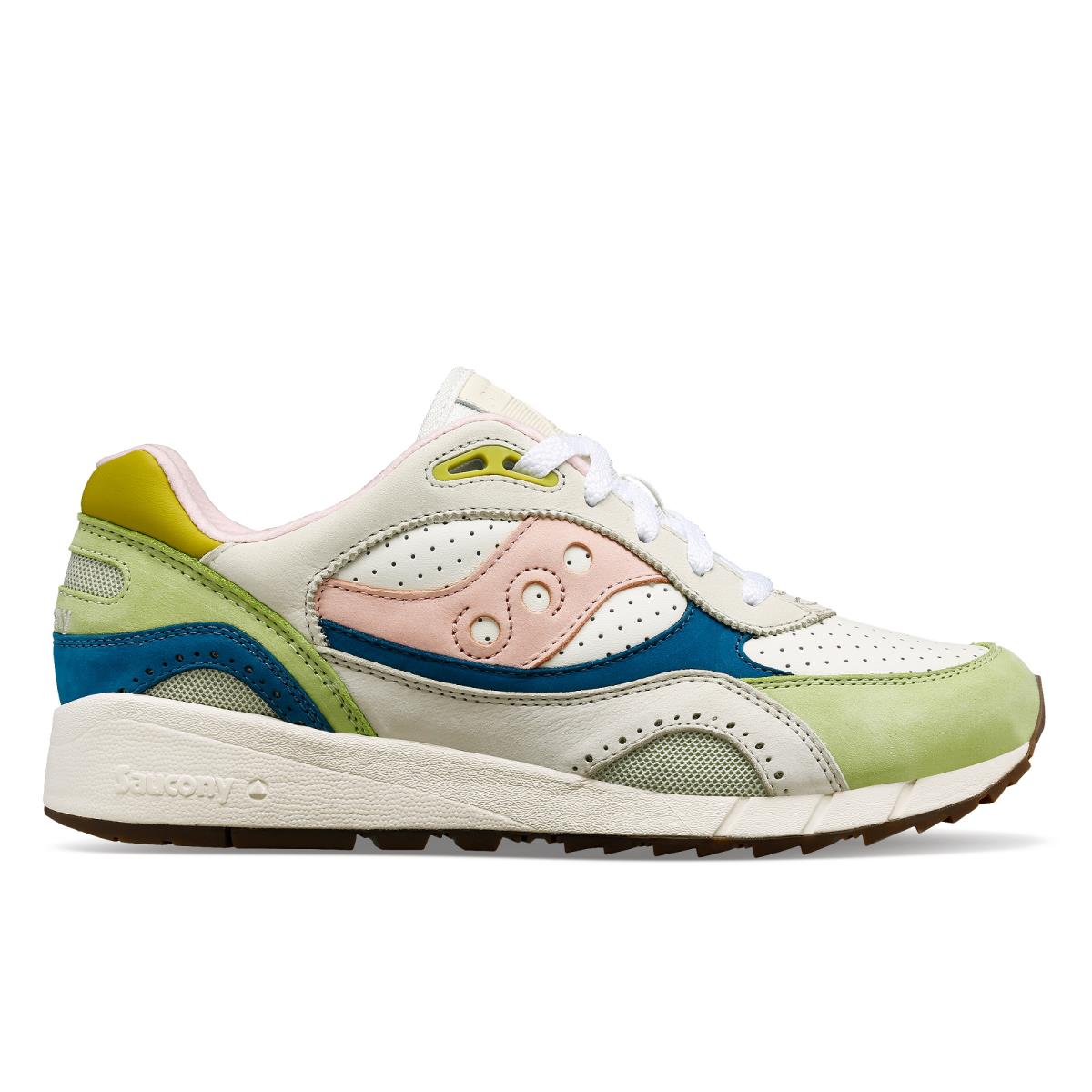 Saucony Unisex Shadow 6000 Premium Shoes - Green | Multi