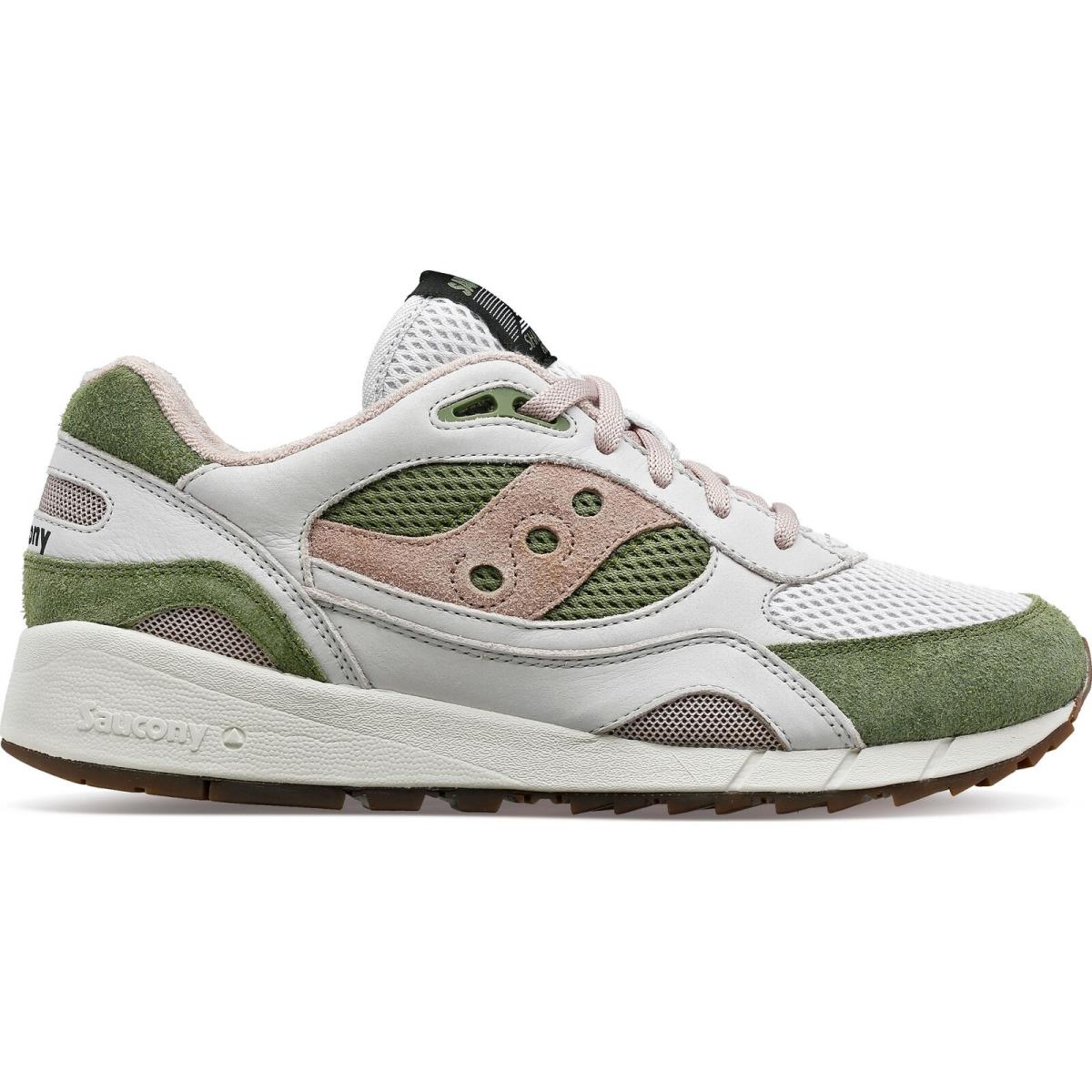 Saucony Unisex Shadow 6000 Unplugged Shoes - Grey | Green