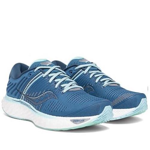 Saucony Shoes Womens 6 Triumph 17 Running Sneakers S10546-25 Blue / Aqua - Blue