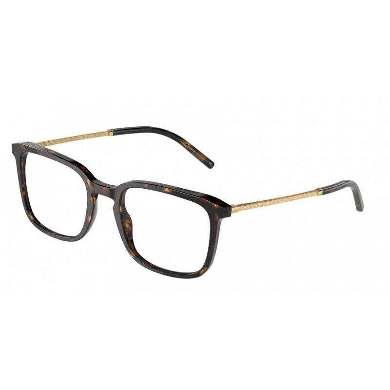 Dolce Gabbana Eyeglasses Optical Frame DG3349 502 Havana Man