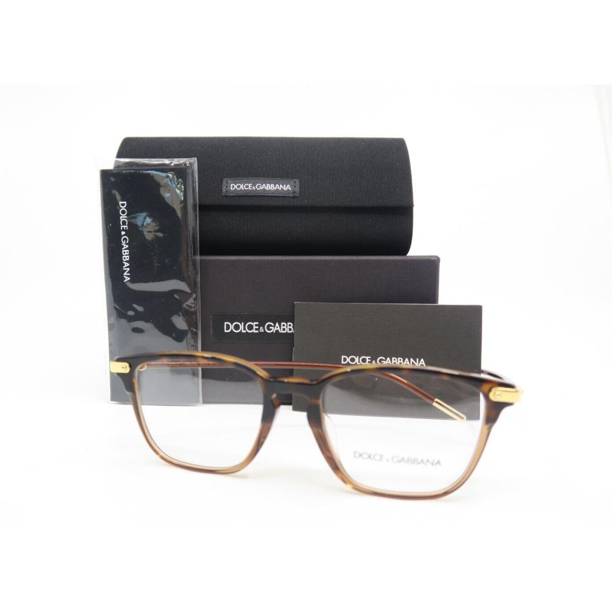 Dolce Dolce & Gabbana DG 3302-F 3185 Gabbana DG 3302-F 3185 53mm Havana Unisex Eyeglasses Asian Fit