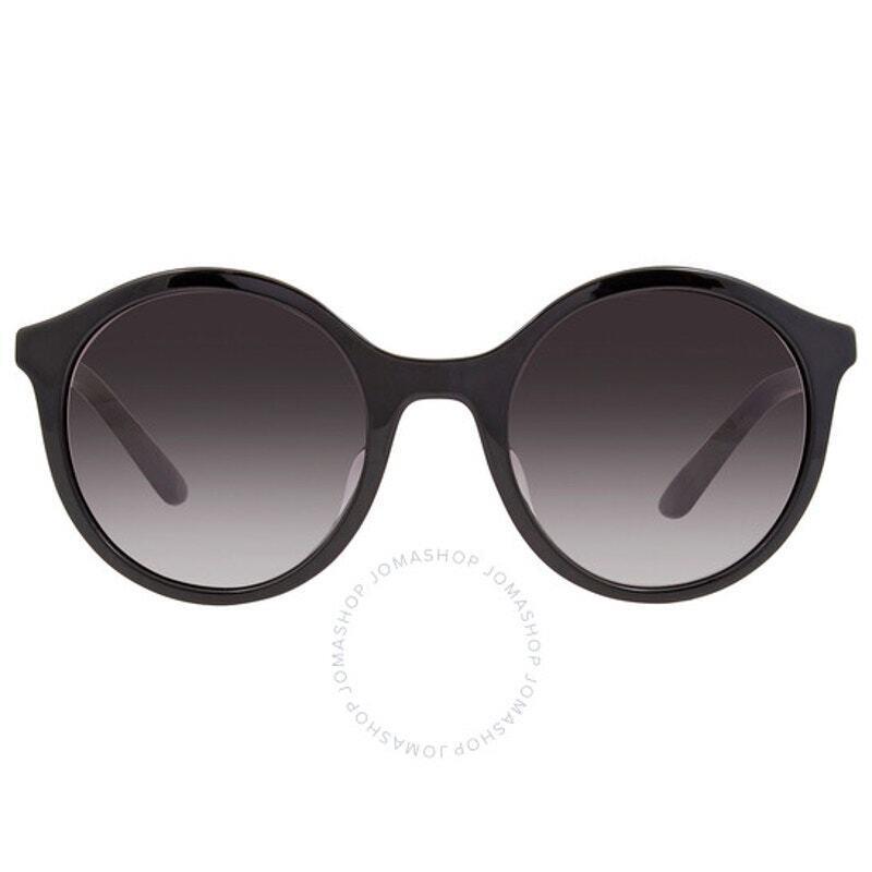 Dolce Gabbana Black Slight Cat Eye Sunglasses w/ Dark Gray Lenses