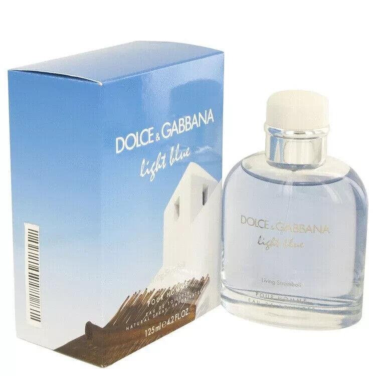 Light Blue Living Stromboli by Dolce Gabbana Men 4.2 oz Spray IN Box