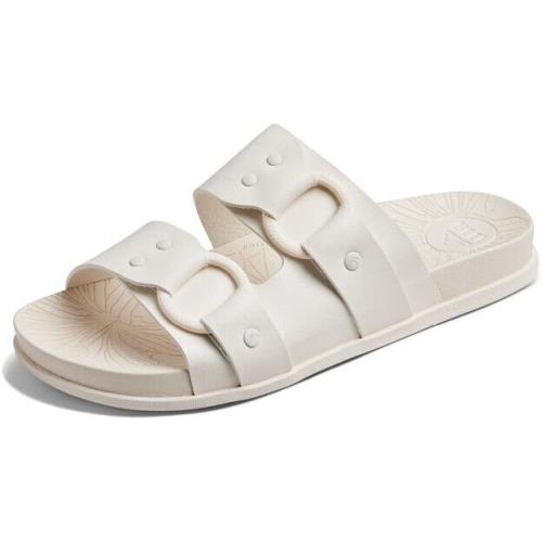 Reef Women`s Cushion Vera Cruz Slide Sandals Whisper White Size 8