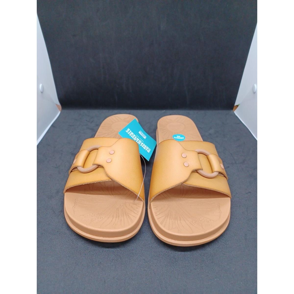 Reef Cushion Sotto Cruz Natural Sandal - Size 9.5