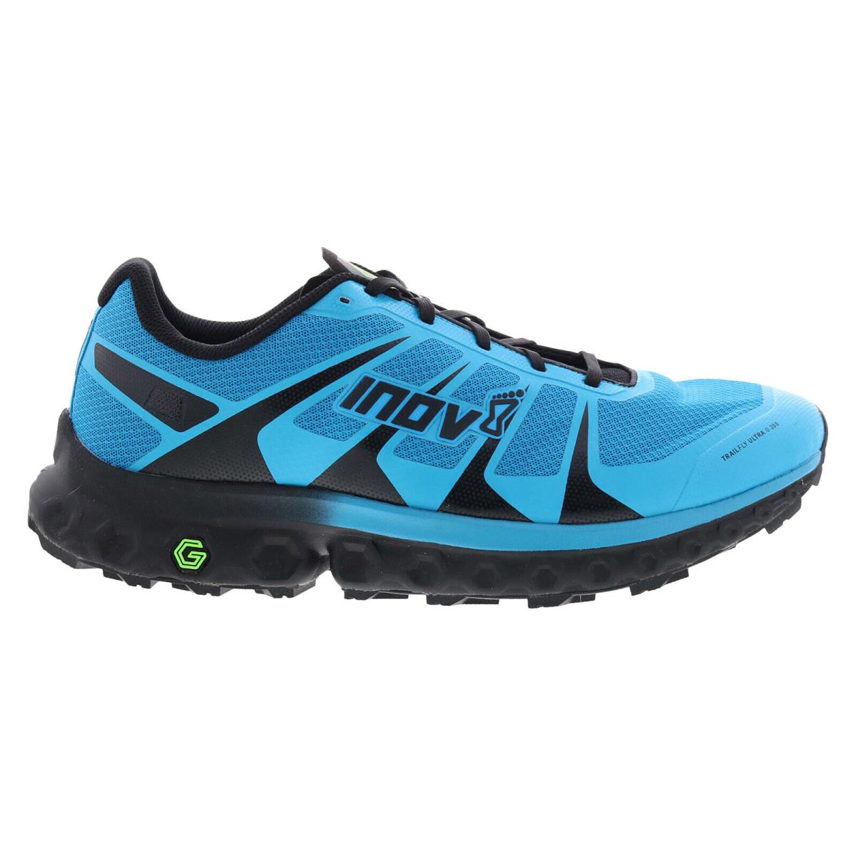 Inov-8 Trailfly Ultra G 300 Max 000977-BLBK Mens Blue Athletic Hiking Shoes