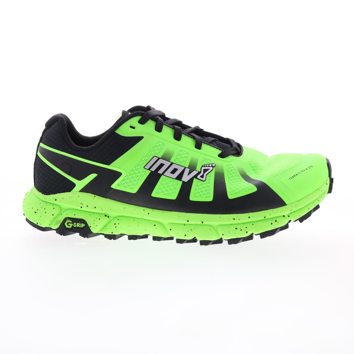 Inov-8 Terraultra G 270 000947-GNBK Mens Green Athletic Hiking Shoes - Green