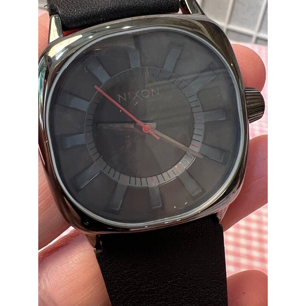 Skagen Nixon Watch Square Face Black Rocket Queen Stainless CP48452424U No Box