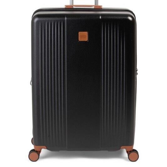 Brics 30in Black Striped Expandable Hardcase Tsa Lock 8 Wheel Spinner