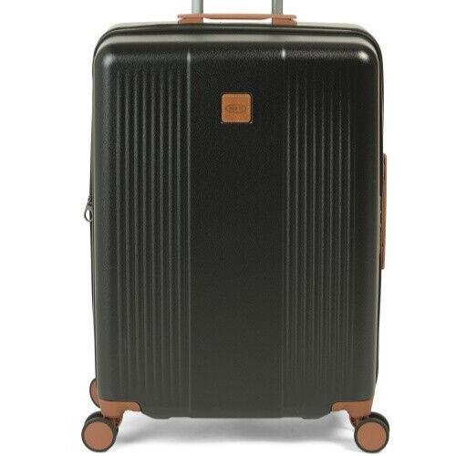 Brics 26in Black Striped Expandable Hardcase Tsa Lock 8 Wheel Spinner