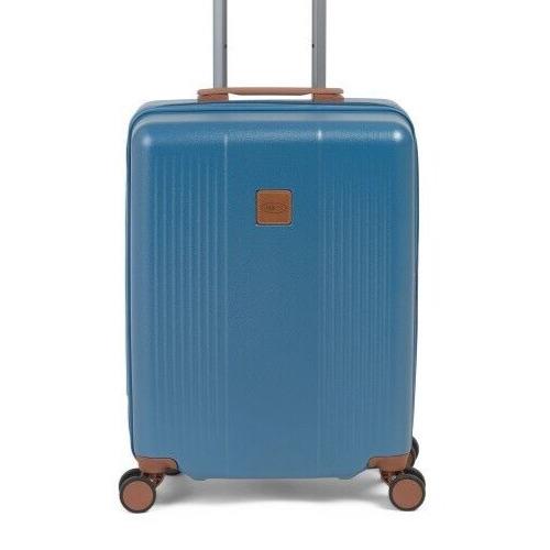 Brics 21in Blue Striped Hardcase Tsa Lock 8 Wheel Carry-on Spinner