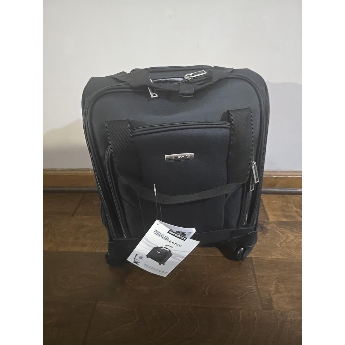 Samsonite Underseat Carry-on Spinner with Usb Port Jet Black One Size