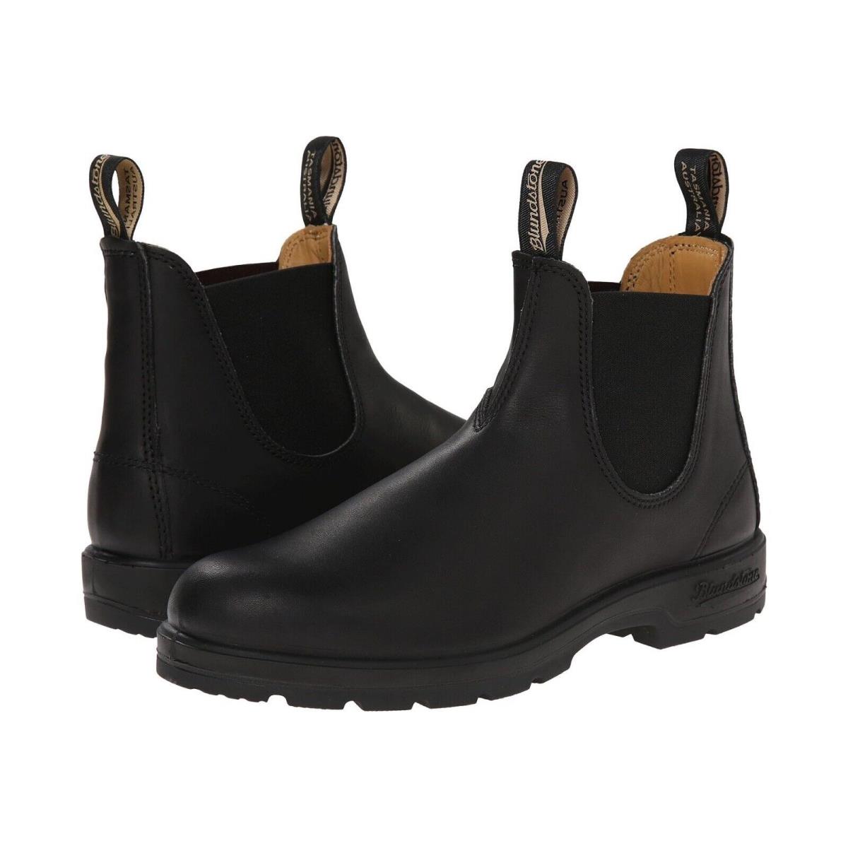 Unisex Shoes Blundstone BL558 Classic Slip On Leather Chelsea Boots Black - Black