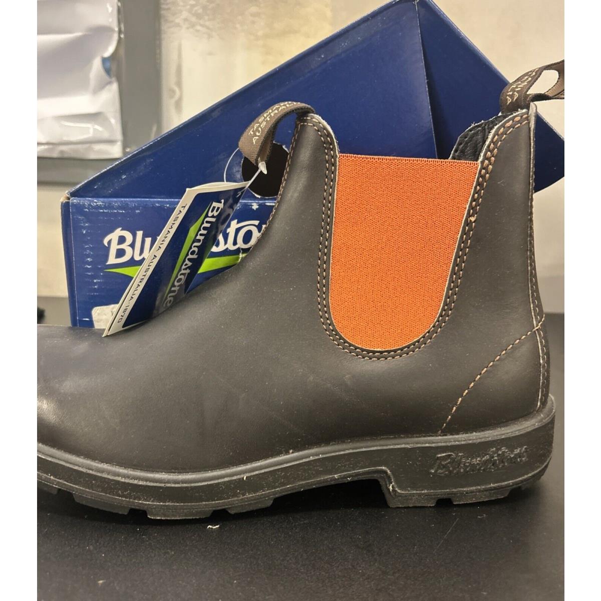 Blundstone Style 500 Stout Brown/orange 500 Series Classic Boot Size 9